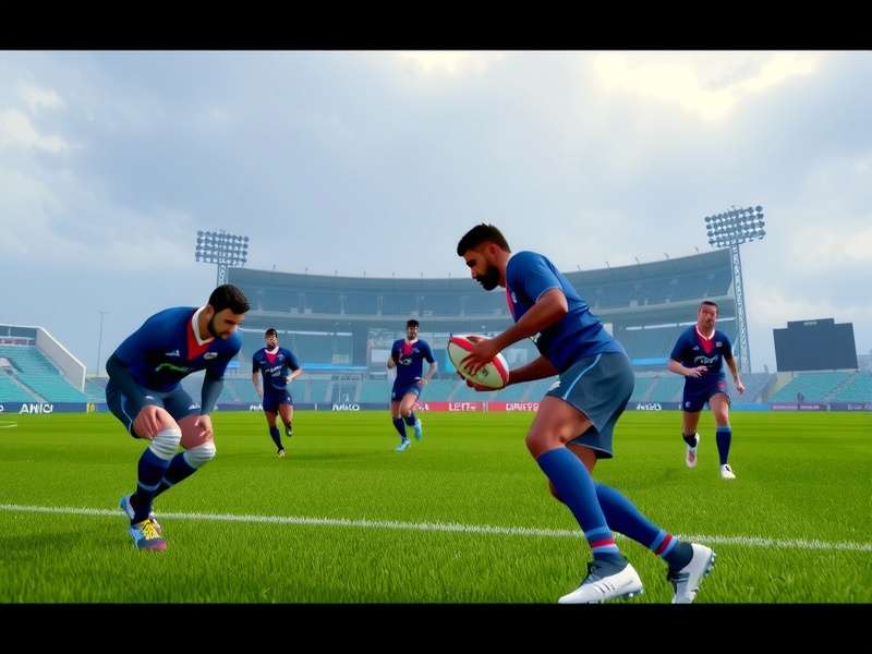 Intense Rugby Action in Rugby Union India Masters Rugby Union India Masters Gameplay